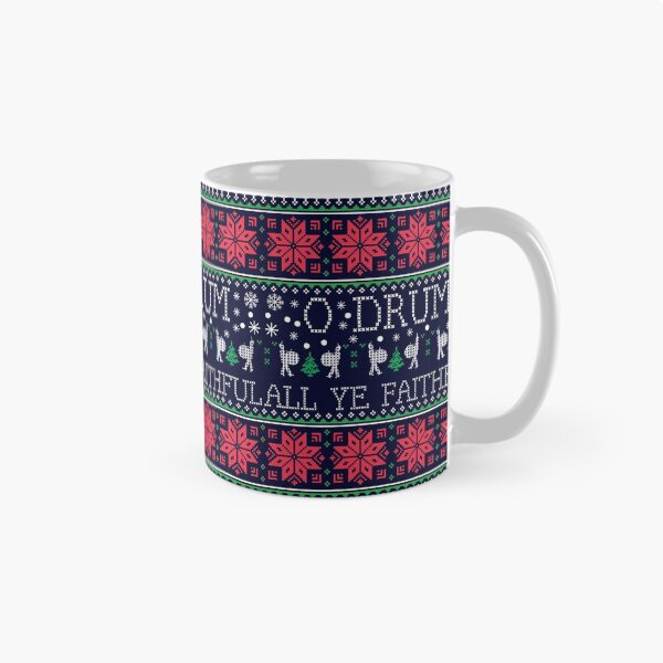 Item preview, Bass Drum Drummer Christmas Ugly Sweater Shirt Gift designed and sold by mrsmitful.