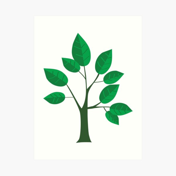 sapling young tree Art Print