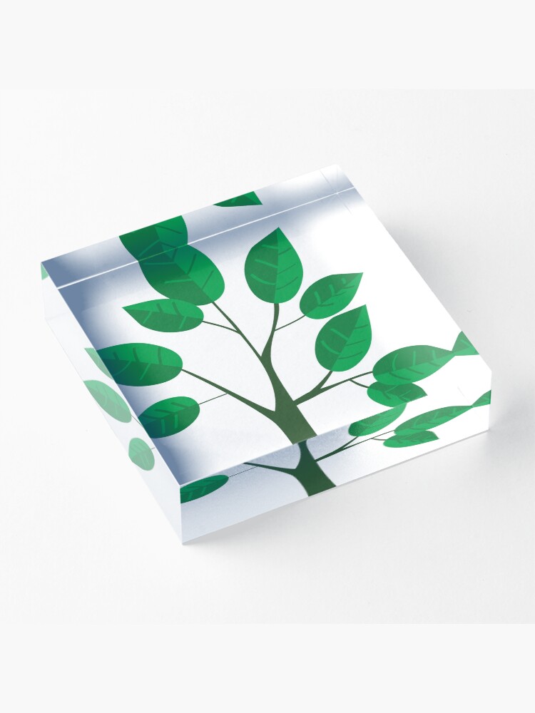 Alternate view of sapling young tree Acrylic Block