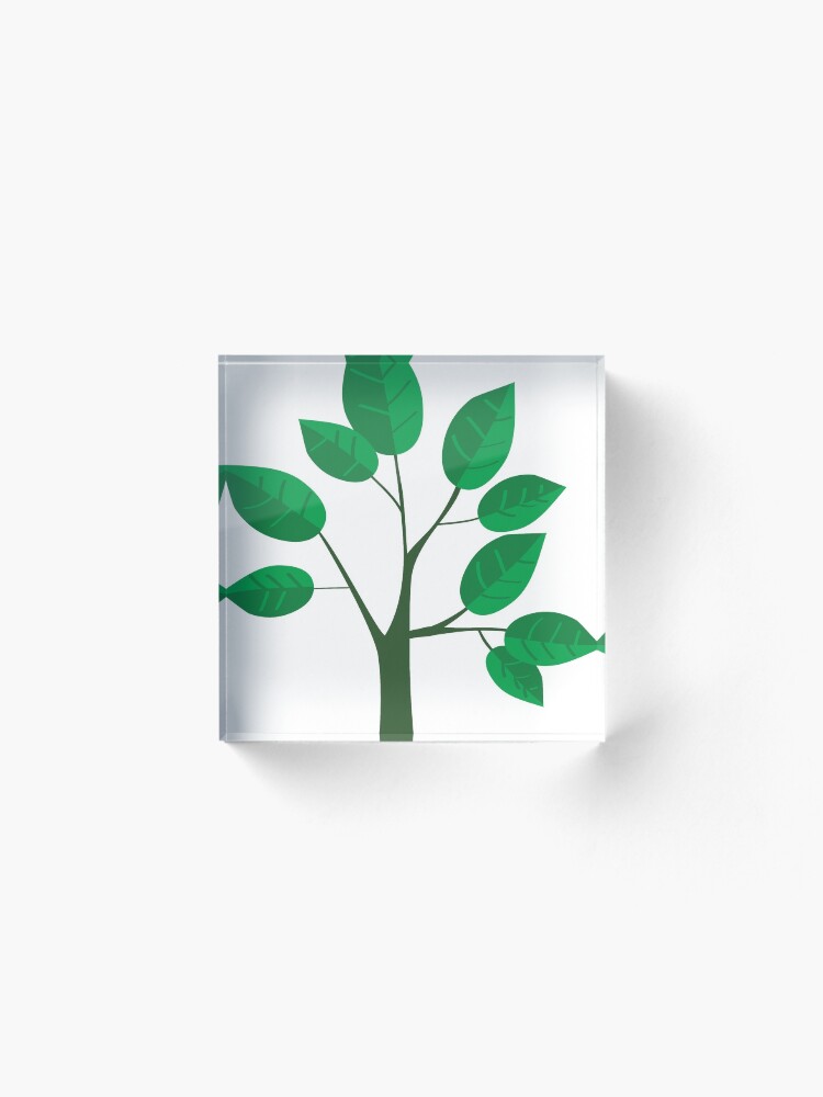 Alternate view of sapling young tree Acrylic Block
