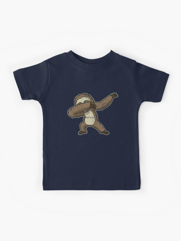 Dabbing Tree Sloth Kids T Shirt By Frittata Redbubble - sloth shirt roblox