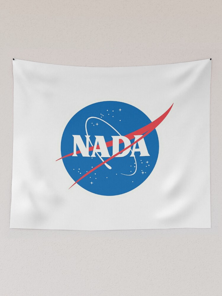 NASA NADA LOGO Sticker for Sale by FrenchFactory