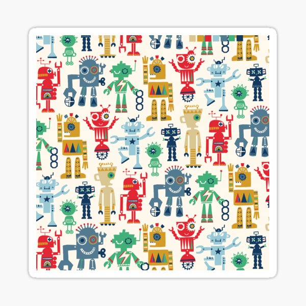 Rockin' robots Sticker