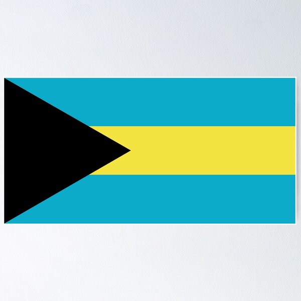 Item preview, Bahamas National Flag designed and sold by IdentiTee Studios.