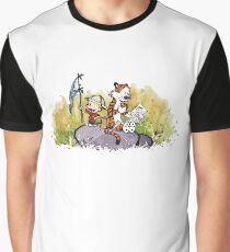 Exploring Calvin and Hobbes Graphic T-Shirt