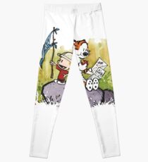 Exploring Calvin and Hobbes Leggings