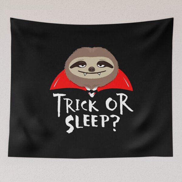 Item preview, Sloth Halloween Vampire - Trick or Sleep? designed and sold by propellerhead.