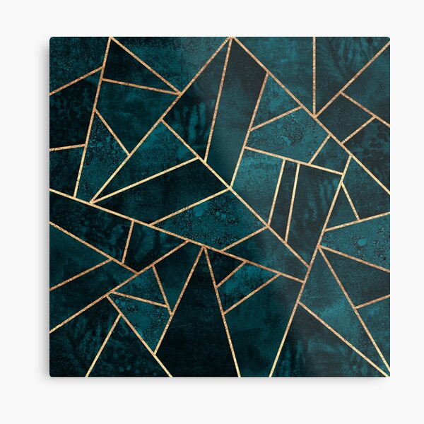 Aperçu de l'œuvre Pierre turquoise profonde créée et vendue par Elisabeth Fredriksson.