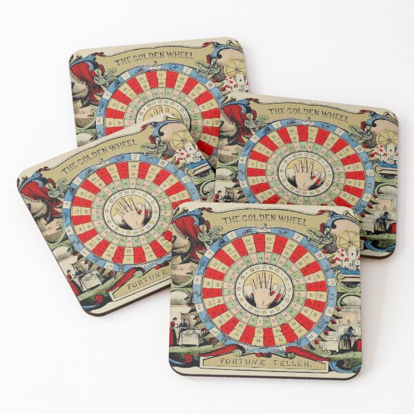 Item preview, FORTUNE TELLER ; The GOLDEN wheel 12 Links Burning River Zen designed and sold by posterbobs.