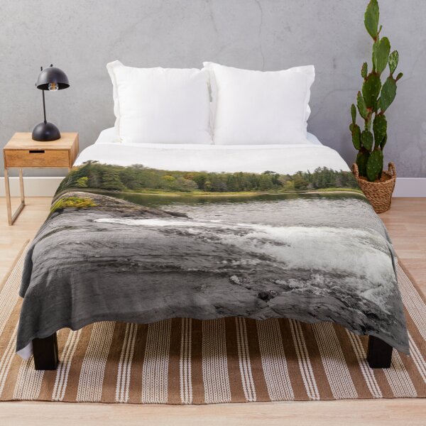 Item preview, Serpent River Whitewater over Black Rocks designed and sold by Georgia Mizuleva.