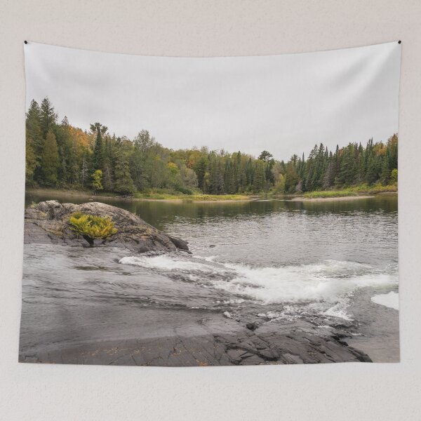 Item preview, Serpent River Whitewater over Black Rocks designed and sold by Georgia Mizuleva.