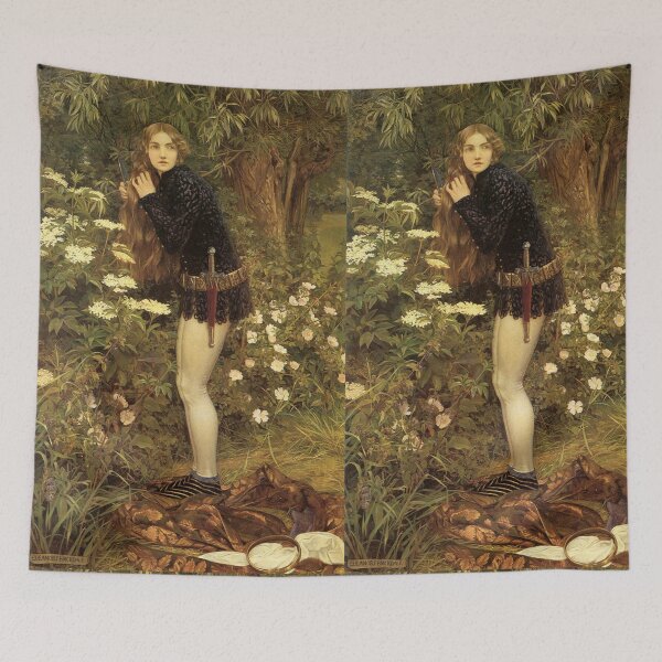 Item preview, The Little Foot Page - Eleanor Fortescue-Brickdale designed and sold by forgottenbeauty.
