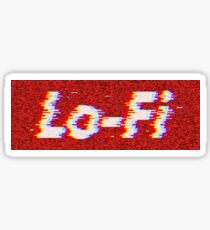 Supremed glitching Lo-Fi Sticker
