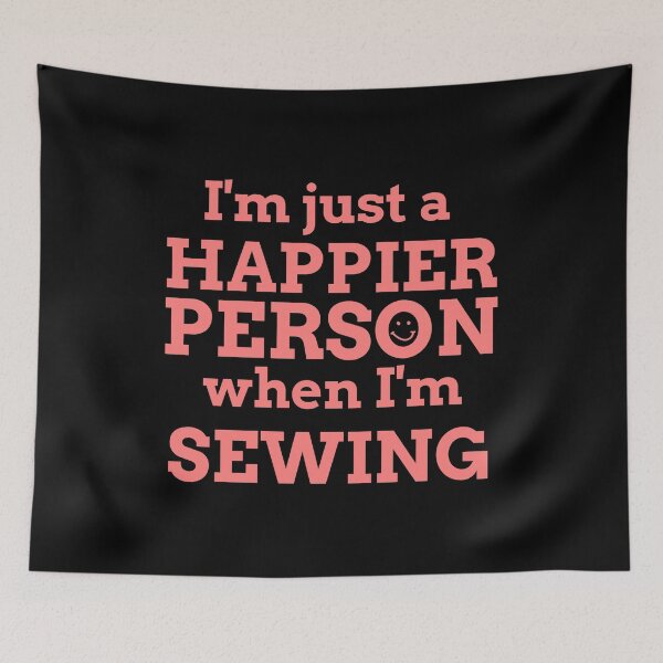 Item preview, Happy to be Sewing T Shirts. Gifts Ideas for Sewists. designed and sold by Bronby.