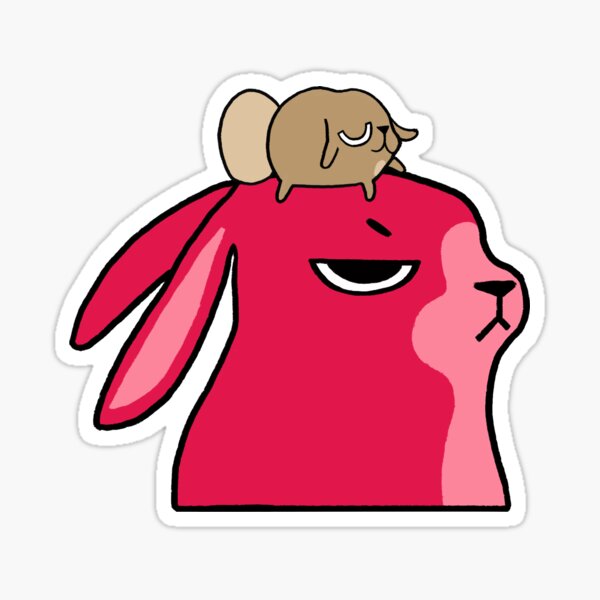 Annoyed Bun - Mood Bunnies Sticker