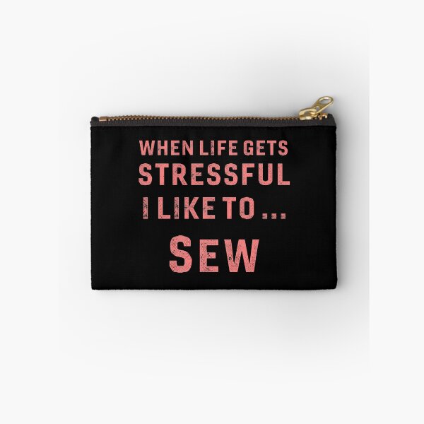 Item preview, Funny Sewing T Shirts. Gifts for Stressed Sewists.  designed and sold by Bronby.