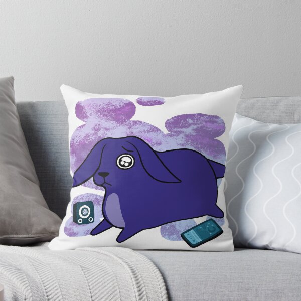 Item preview, Blue Bun - Mood Bunnies designed and sold by baretreemedia.