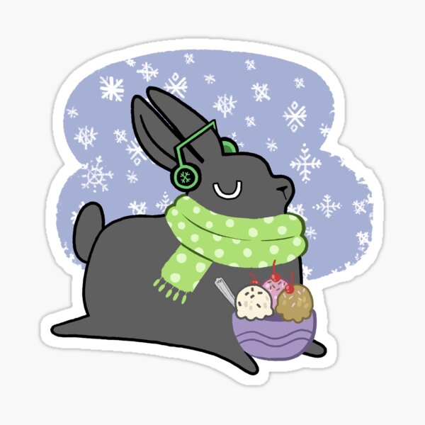 Chill Bun - Mood Bunnies Sticker