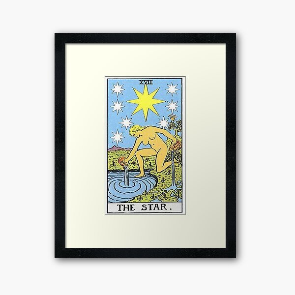 The Star Tarot Framed Art Print