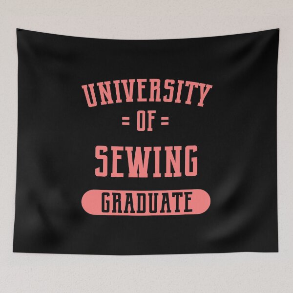Item preview, Funny Sewing University grad Shirts for Sewists. designed and sold by Bronby.