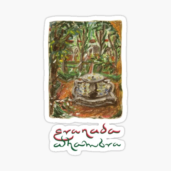Alhambra de Granada · Patio de Lindaraxa Sticker