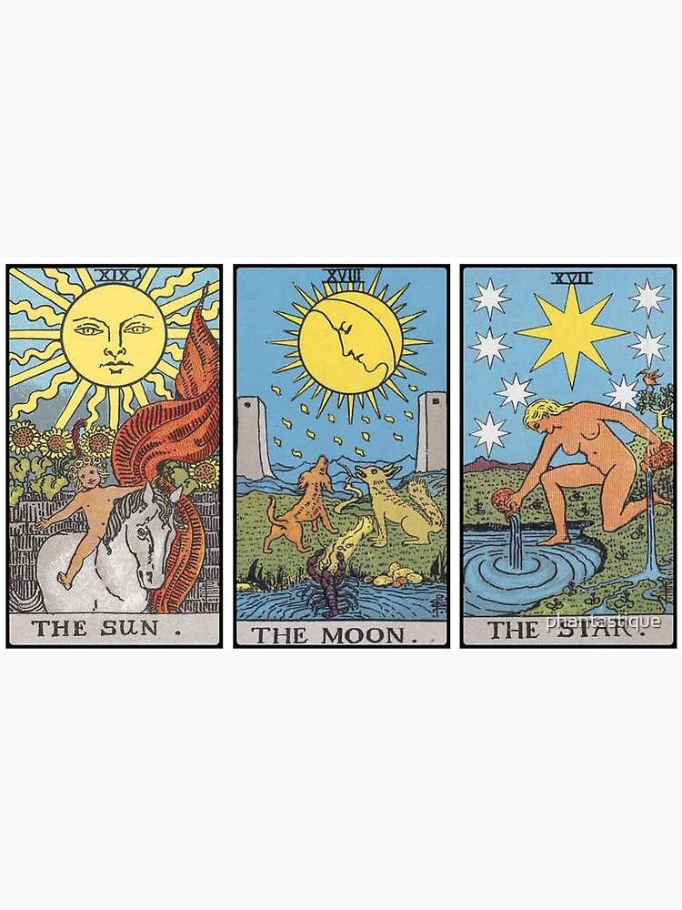 Sun Moon Star Tarot Photographic Print For Sale By Phantastique Redbubble 2161