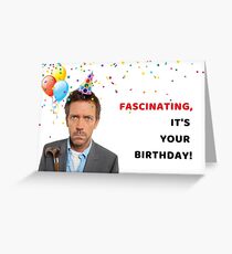 Doctor House birthday card, meme greeting cards Greeting Card