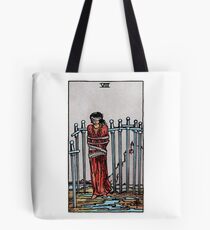 Eight of Swords Tarot Tote Bag
