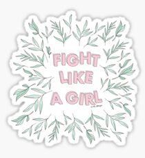 Fight Like A Girl Sticker