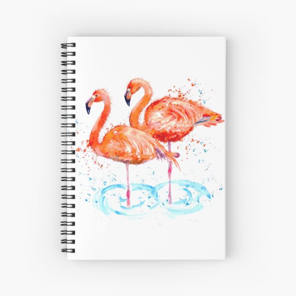 @ Flamingos Spiral Notebook