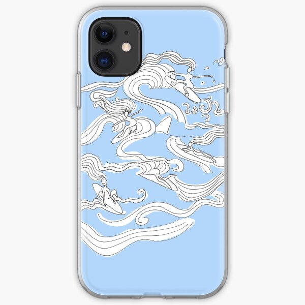 Ladies surfer iPhone Soft Case
