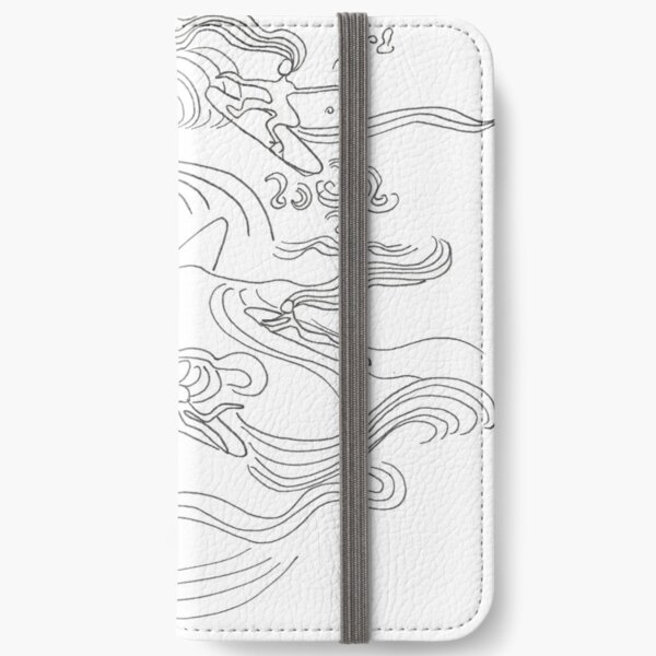 Ladies surfer iPhone Wallet
