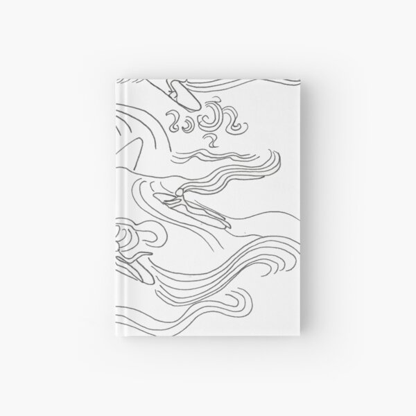 Ladies surfer Hardcover Journal