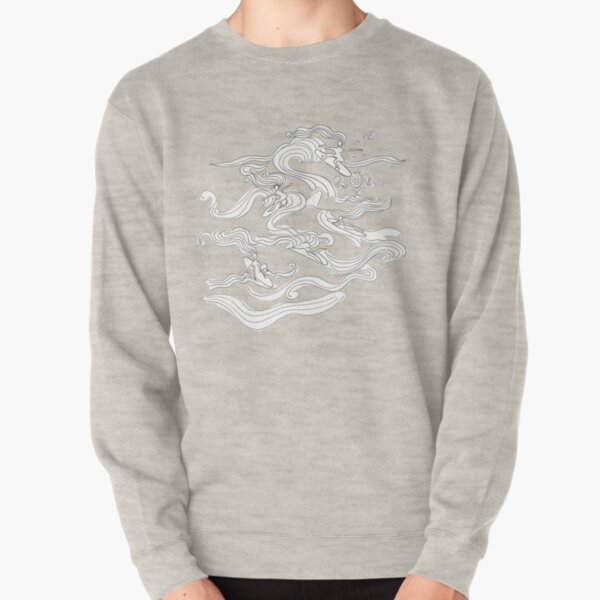Ladies surfer Pullover Sweatshirt