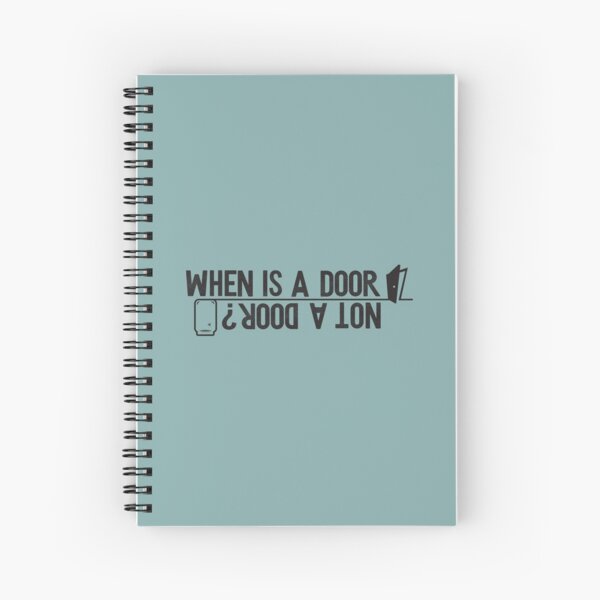 Nogitsune Door Riddle Spiral Notebook