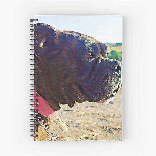 Item preview, Boxer dog overlooking a lake designed and sold by ritmoboxers.