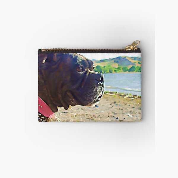 Item preview, Boxer dog overlooking a lake designed and sold by ritmoboxers.