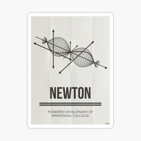 NEWTON - Mathematicians Collection Sticker