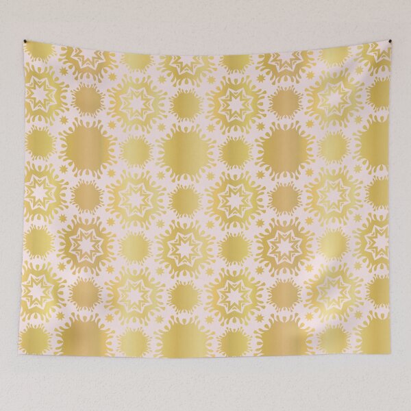 Item preview, Luxe Rose Gold Star Damask Pattern Seamless Vector Repeat Drawn designed and sold by Limolida.