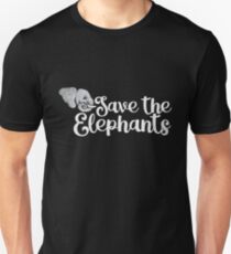 Save the elephants Unisex T-Shirt