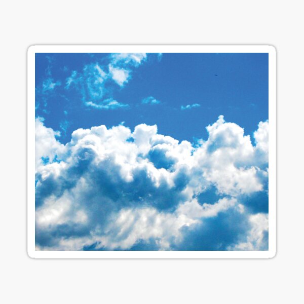 Caravanning Clouds by Jerald Simon (Music Motivation - musicmotivation.com) Sticker