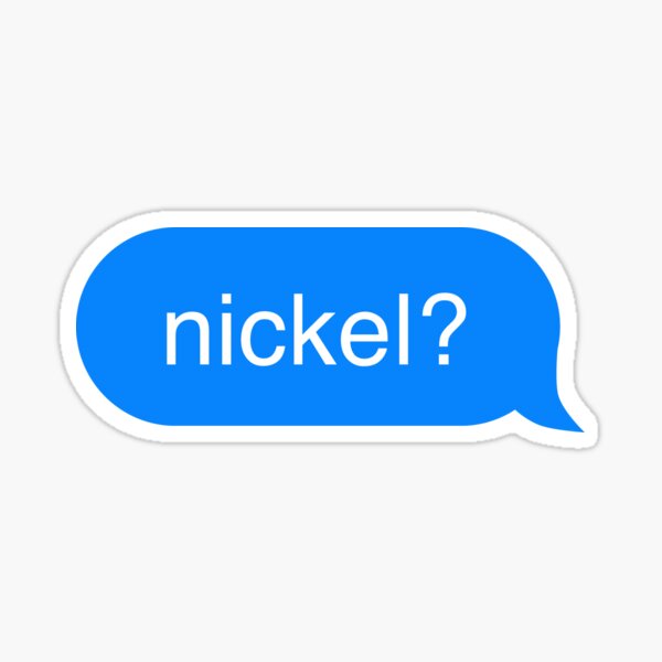 Nickel at UCONN Sticker