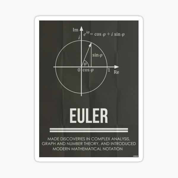 EULER - Mathematicians Collection Sticker