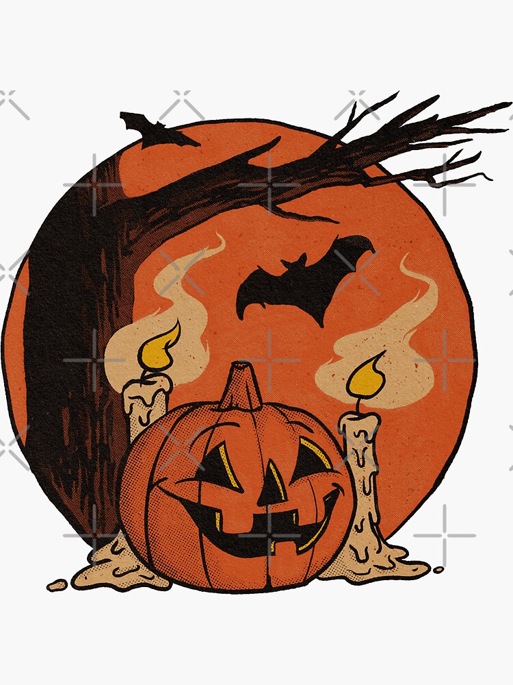 Jack O Lantern Stickers for Sale | Redbubble