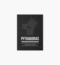 Lámina de exposición PYTHAGORAS - Colección de matemáticos