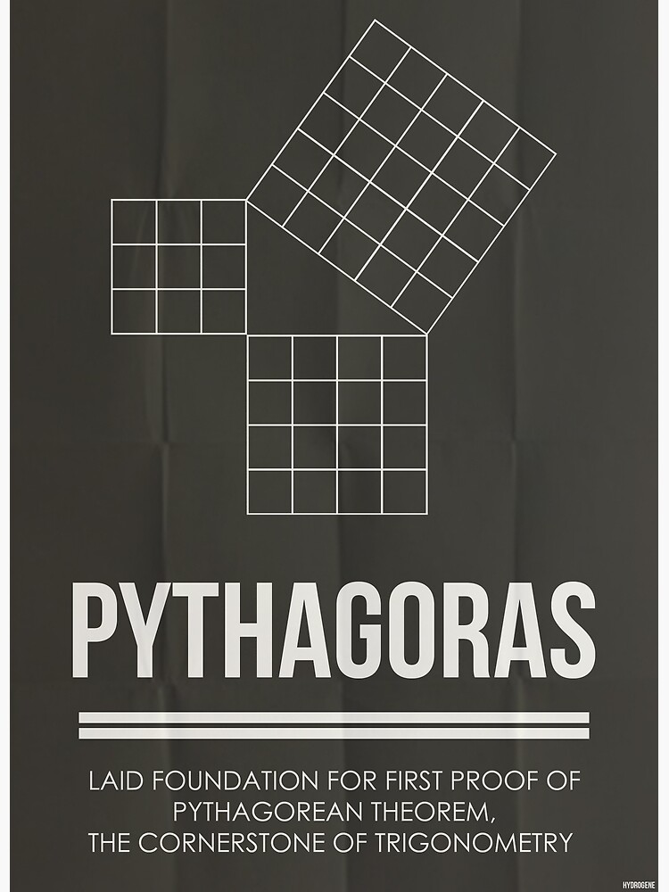 PYTHAGORAS - Mathematicians Collection by Hydrogene