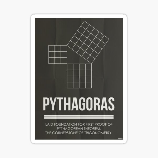 Item preview, PYTHAGORAS - Mathematicians Collection designed and sold by Hydrogene.