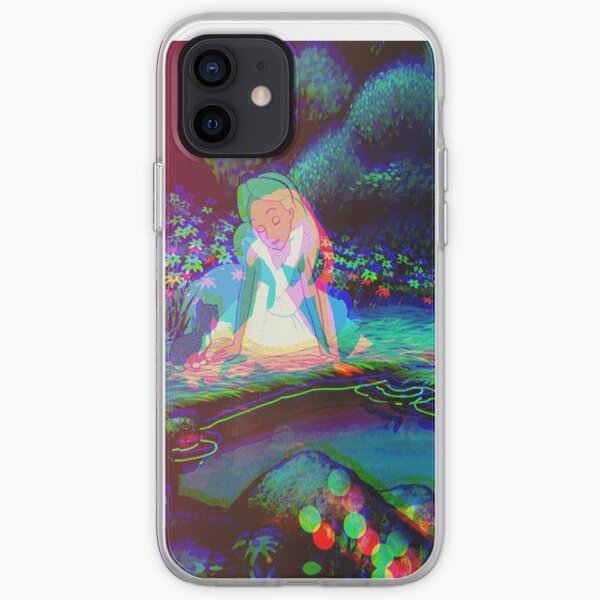 Alice im Wunderland Trippy iPhone Flexible Hülle
