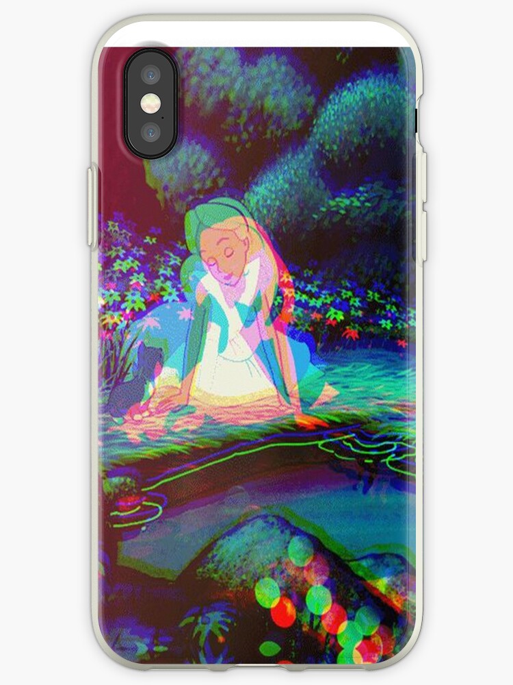 Alice In Wonderland Trippy Iphone Case By Bilboswaggins85