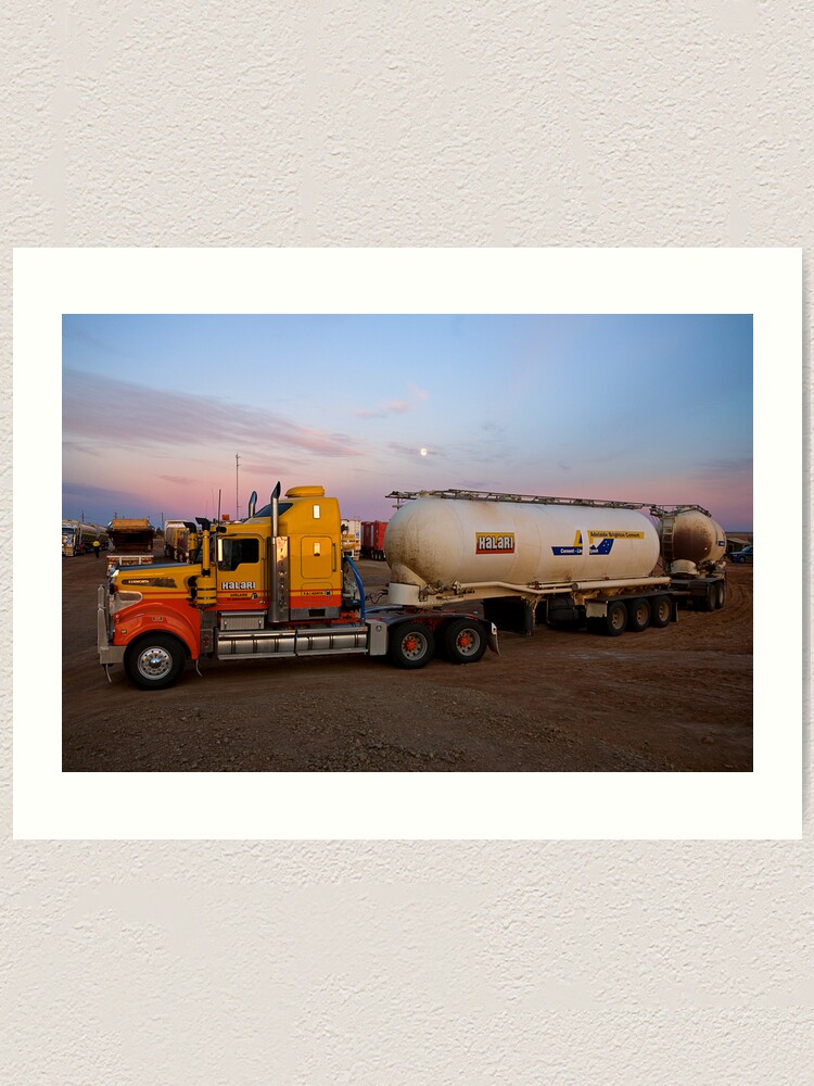 Alternate view of Big Rig at Lyndhurst Art Print